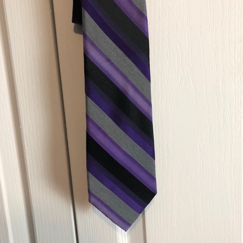 BUY 2 GET 3rd FREE PERRY ELLIS silk tie X-Long